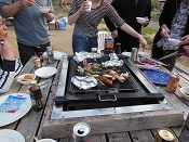 恒例のＢＢＱ大会です