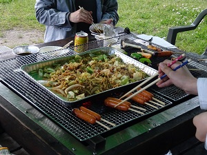 料理人　焼きそば名人の腕前は？